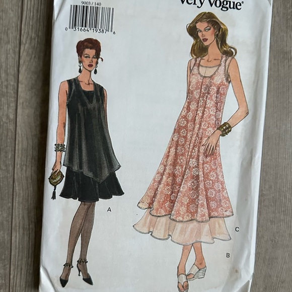 Very Easy Very Vogue Pattern 9003 Women’s Size 14-18 Dresses - Picture 2 of 5